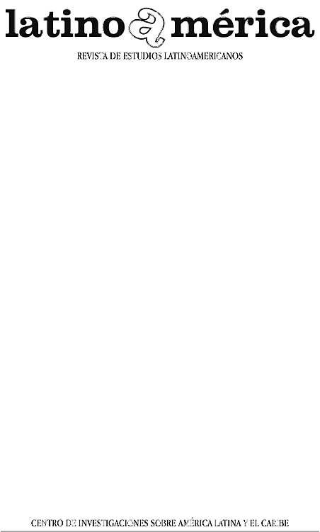 Go to journal home page - Latinoamérica. Revista de Estudios Latinoamericanos